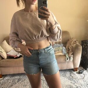 Zara cropped sweater